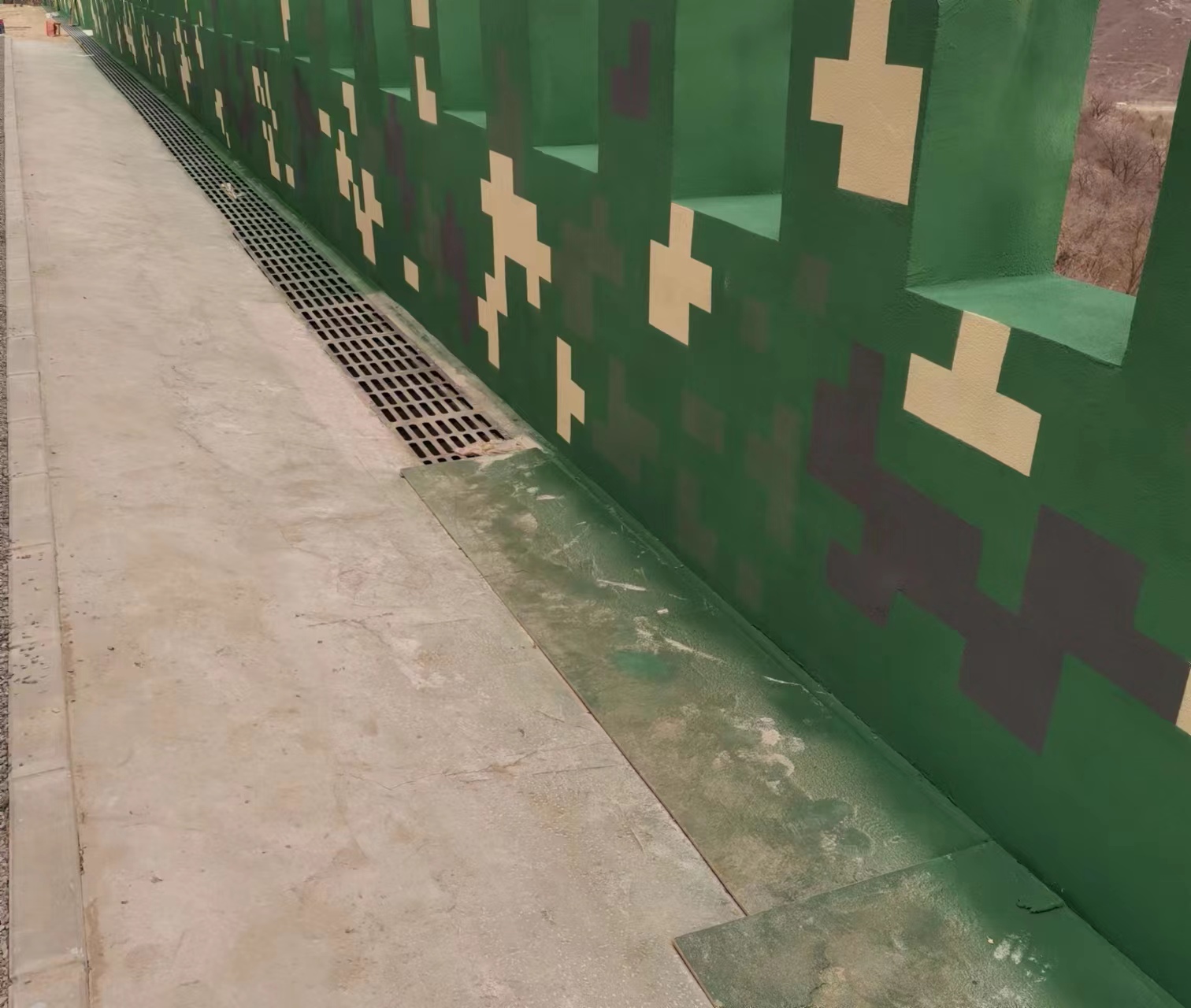 台州围墙迷彩喷涂,数迷彩漆